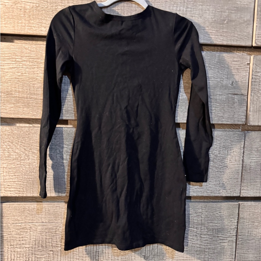 Princess Polly Elegant Black Long Sleeve Dress